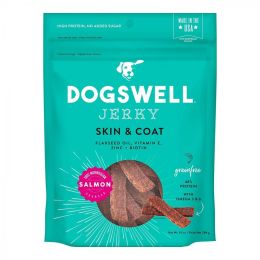 Dogswell Jerky Skin & Coat Dog Treats - Salmon