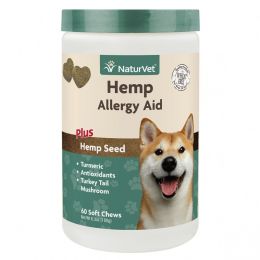 NaturVet Hemp Allergy Aid Plus Hemp Seed Dog Chews