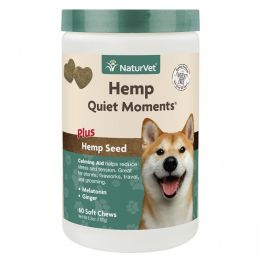 NaturVet Hemp Quiet Moments Plus Hemp Seed Dog Chews